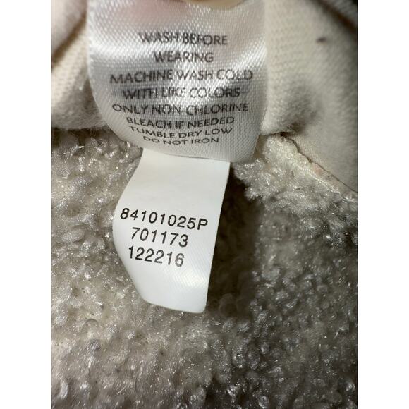 J. Jill Fuzzy Full-Zip with Pockets Cozy Teddy Bear jacket - sz PETITE small - Picture 4 of 10